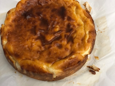 水切りヨーグルトでさっぱりベイクドチーズケーキ!